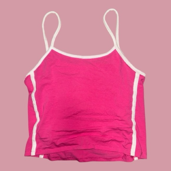 Hello Kitty Fuchsia Crop Top with Racing Design - Picture 2 of 3